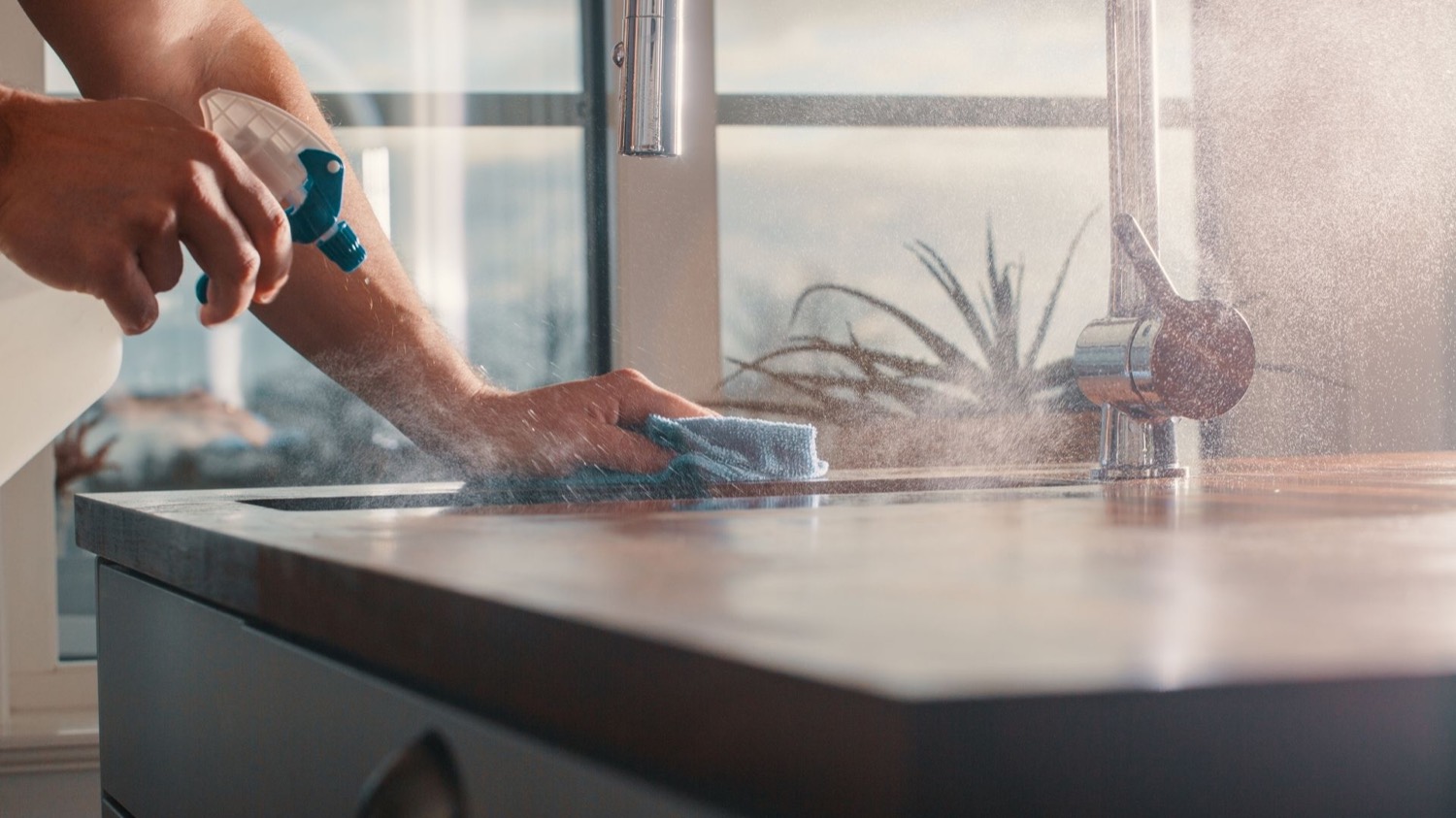 Countertop disinfecting in Williamsburg VA